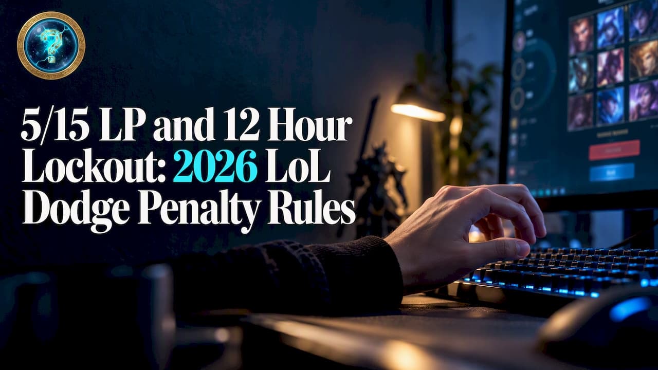 5/15 LP and 12 Hour Lockout: 2026 LoL Dodge Penalty Rules