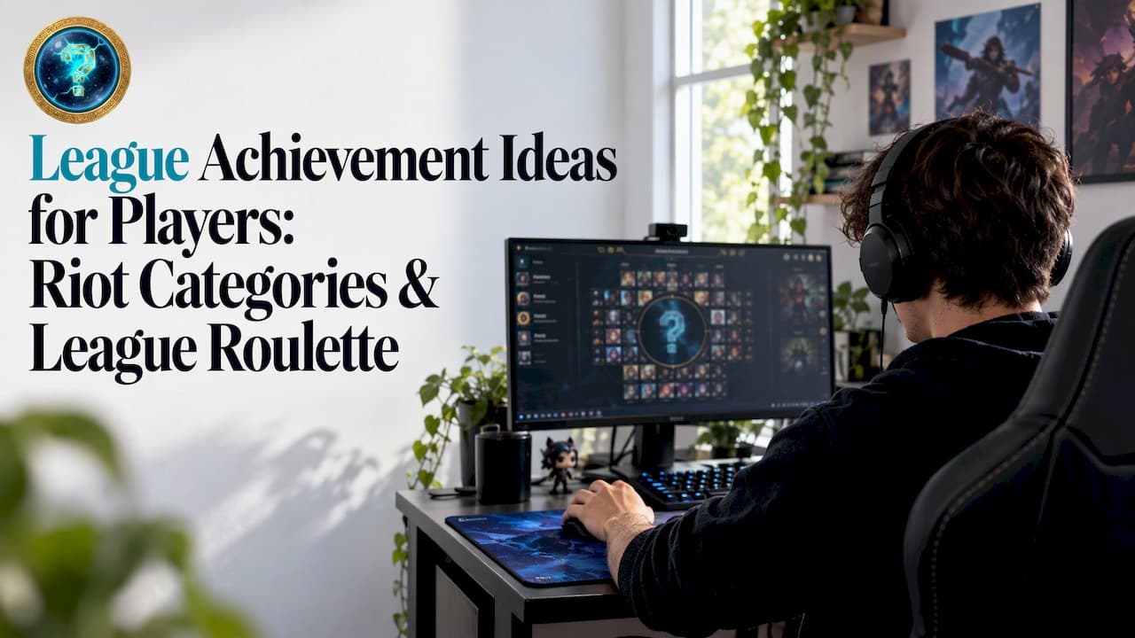League Achievement Ideas for Players, Riot Categories & League Roulette